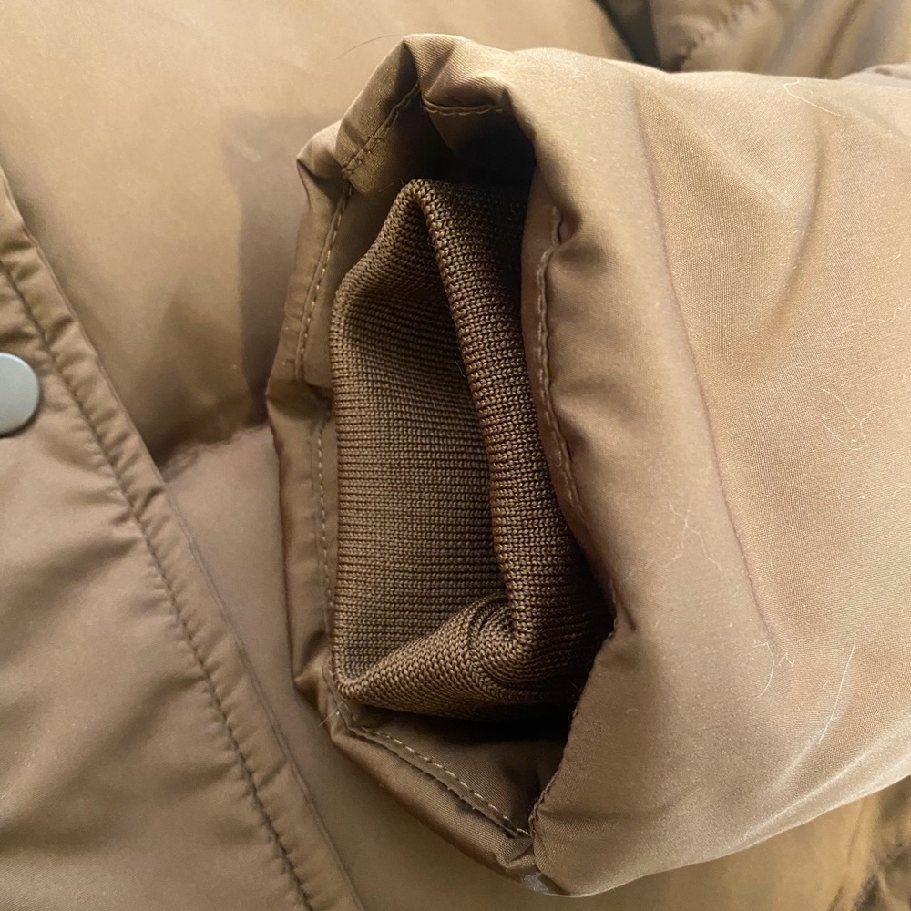 Zebra Brown Puffer Jacket - Picture 5 of 7